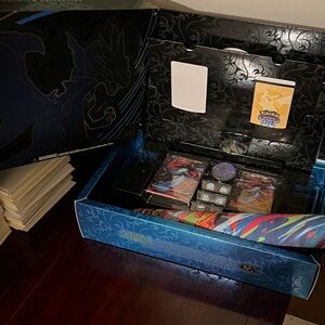 Mega Charizard UPC Playmat Deck Box Sleeve Dice Coin Pokemon TCG set lot